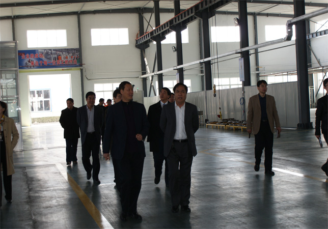 市政府一行到我公司進行科技創新調研