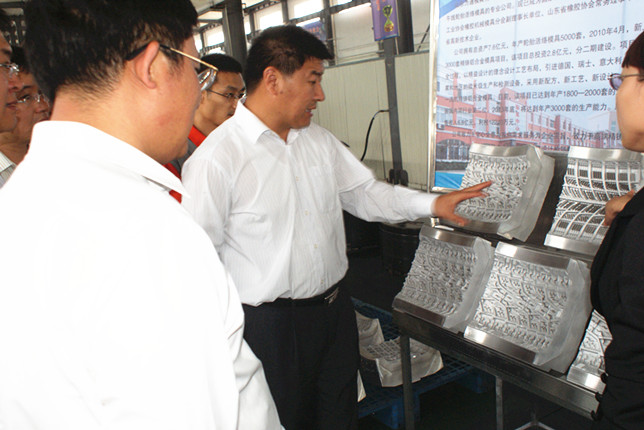 萊蕪市鋼城區副區長張富林一行到公司參觀考察